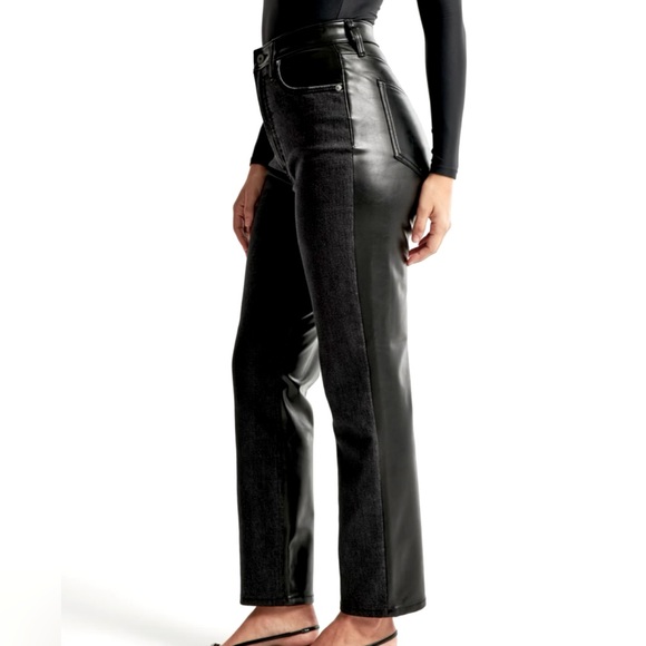 Abercrombie & Fitch The Ankle Straight Ultra High Rise, Love Curve Jeans - Picture 14 of 14